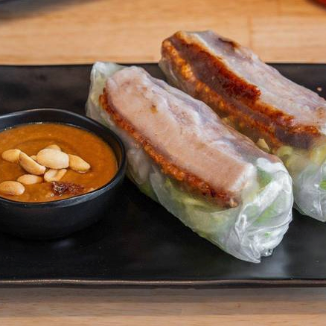 Crackling Roasted Pork Rice Paper Roll (2 Pcs)
