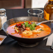 Combination Laksa Noodle Soup 