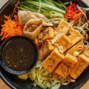 Tofu &amp; Vege Spring Roll Bun